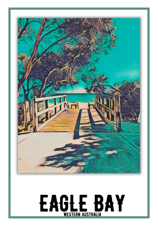 Eagle Bay Stairway to Heaven Rolled Poster
